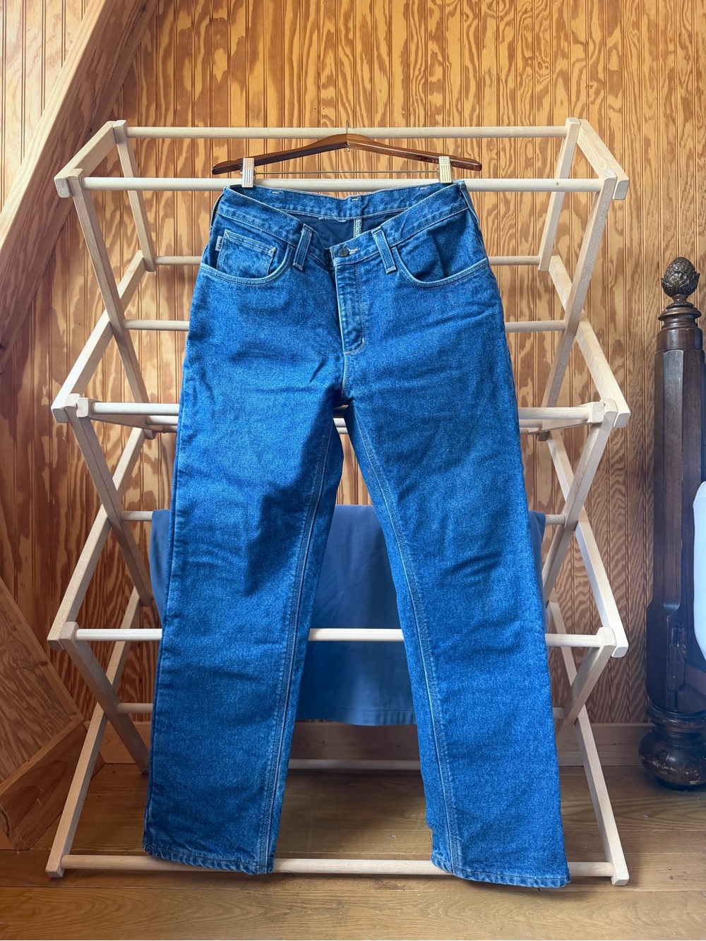 Carhartt FR Cotton-Lined Denim Jeans – Men’s 34x32 – Cold Weather Workwear